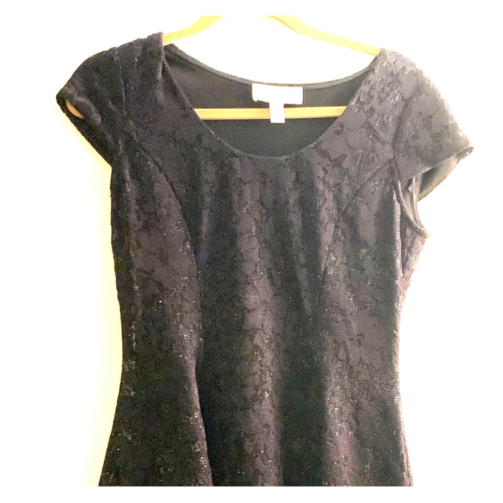 Belle by Badgley Mischka black cocktail dress!